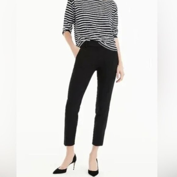JCrew Cuffed Wool Cafe Capris Trousers Pants Unlined Sz 6 | OBO OFFERS WELCOME - Picture 1 of 7